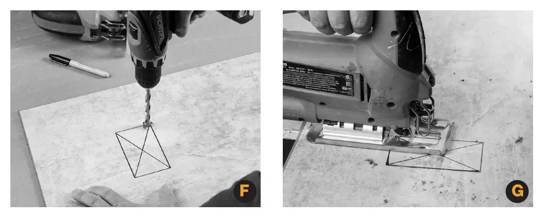 PALISADE Waterproof Grount-Free Wall Tiles FG