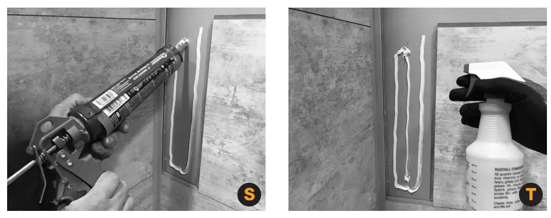 PALISADE Waterproof Grount-Free Wall Tiles ST