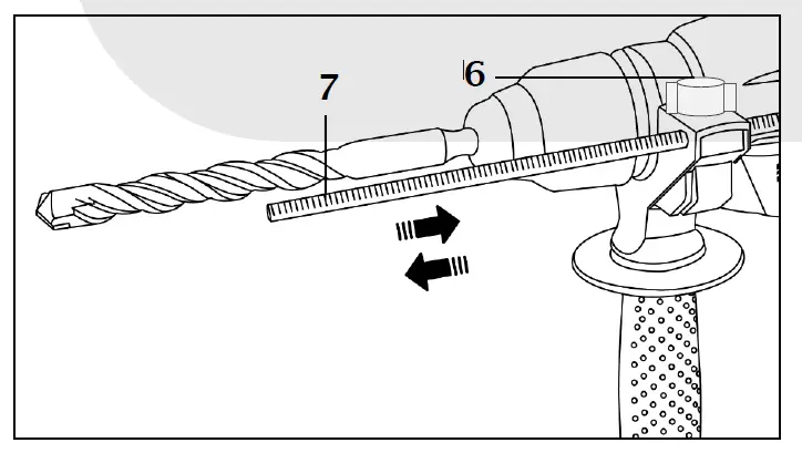 Ibell RH20-25 ROTARY HAMMER 20MM fig 5