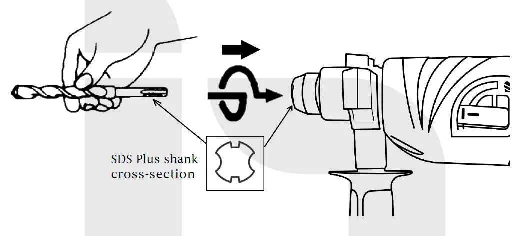 Ibell RH20-25 ROTARY HAMMER 20MM fig 6