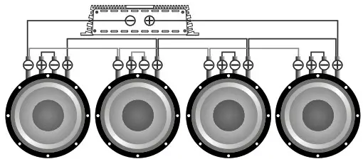 Deaf Bonce ML 10S DS D4 Machete Series Subwoofer - Wiring Diagrams 10