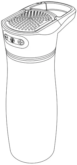 UrbanEco 0818 Wireless Speaker Water Bottle - cover