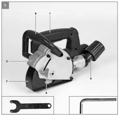 Einhell TH-MA 1300 Masonry channel cutter-fig2