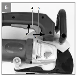 Einhell TH-MA 1300 Masonry channel cutter-fig6