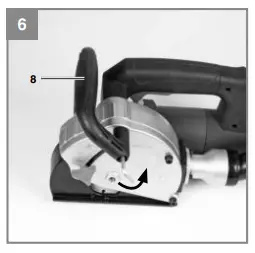 Einhell TH-MA 1300 Masonry channel cutter-fig7