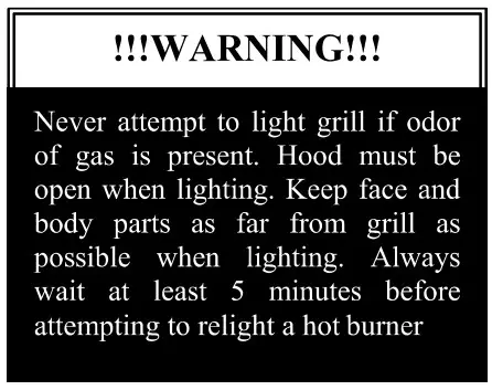 Vintage VBQ 30GB NATURAL GAS GRILLS - fig 11