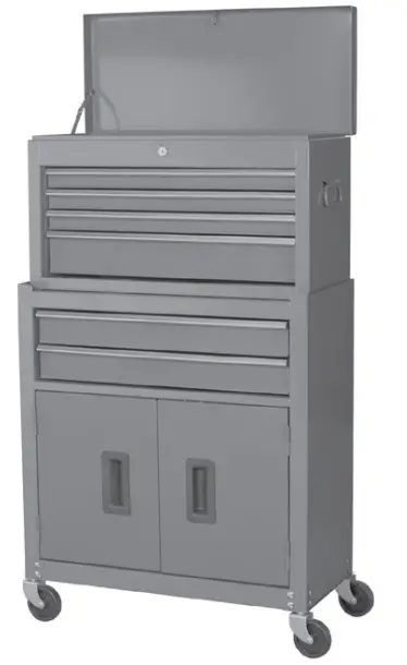 SEALEY AP2200BB.V2 SERIES 6 DRAWER TOPCHEST lamp ROLLCAB COMBINATION