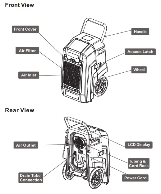 ALORAIR Storm Pro LGR Commercial-Grade Dehumidifier 1