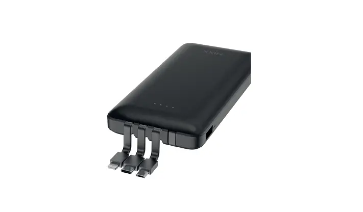 Mixx Charge Qi10 Built-in 4 Cables Power Bank User Guide