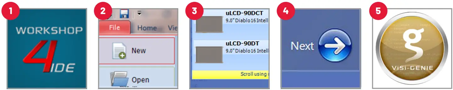 4D SYSTEMS uLCD 90DT DCT uLCD Series 9 0 Inch Intelligent Display Module - FIG 7