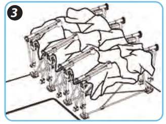 serenelife SLEZBDTW10 Premium Raised Airbed with Frame and Built-In Power Inflating Pump - EZ® BED SET UP3