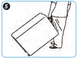 serenelife SLEZBDTW10 Premium Raised Airbed with Frame and Built-In Power Inflating Pump - STORAGE INSTRUCTIONS5