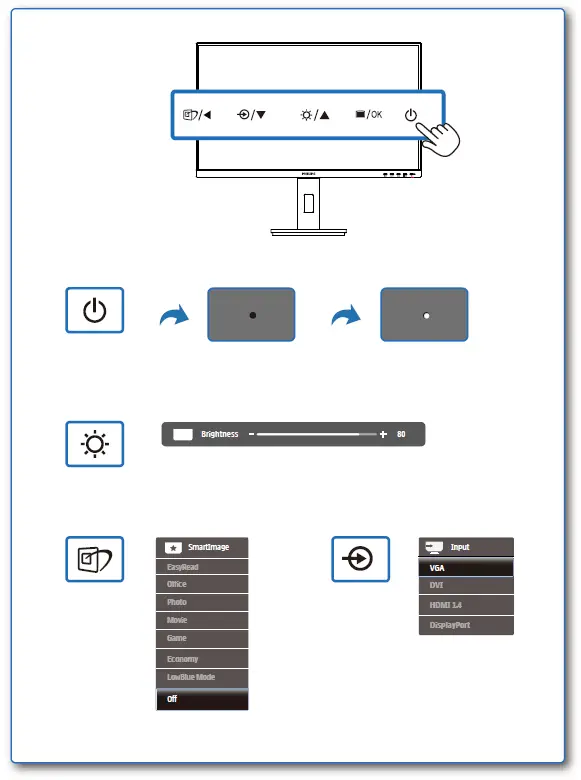 PHILIPS 272S1 S Line LCD Monitor fig 5