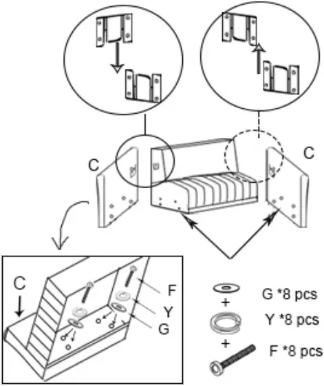 Z-W714S015 - Assembly Steps 1 - 2