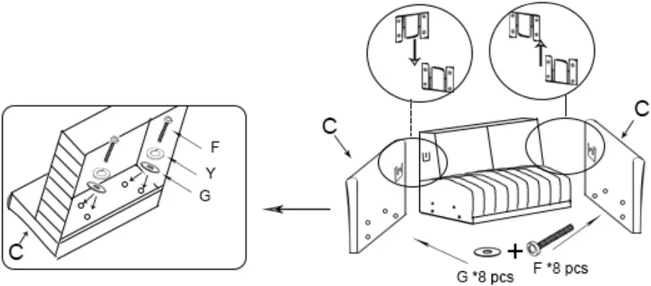 Z-W714S015 - Assembly Steps 2 - 4