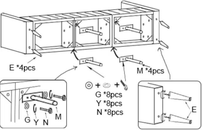 Z-W714S015 - Assembly Steps 3 - 4