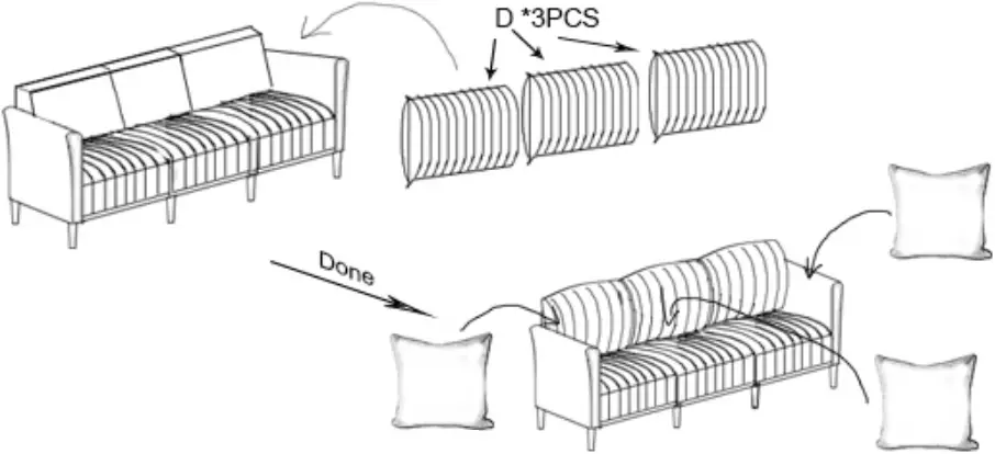 Z-W714S015 - Assembly Steps 3 - 5