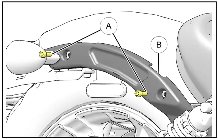 INDIAN MOTORCYCLE 2882518 Solo Saddlebag Kit - fig2