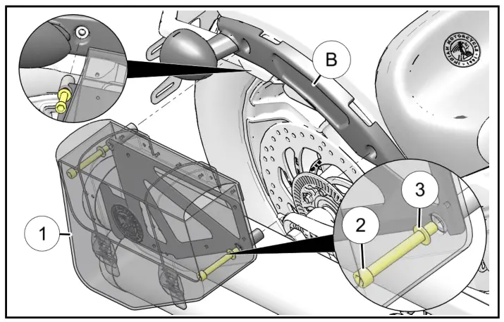 INDIAN MOTORCYCLE 2882518 Solo Saddlebag Kit - fig3
