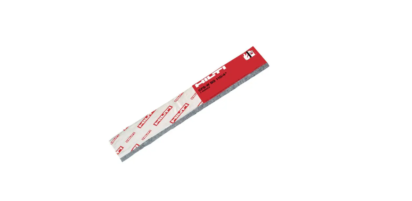 Hilti Cfs-w Sg Firestop Single Wrap Strips Instruction Manual