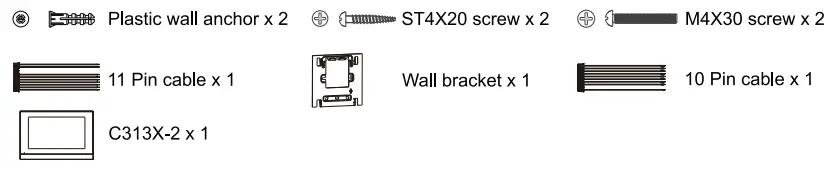Akuvox C313X-2 Touch Screen Monitor-fig2
