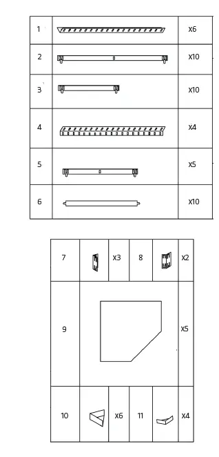 Hard Head 017285 Corner Shelf Instruction 1
