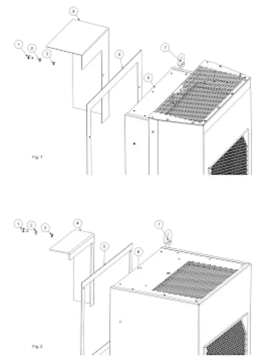SEIFERT 43052001 460V 2120BTU Control Cabinet Air Conditioner - Fig 2
