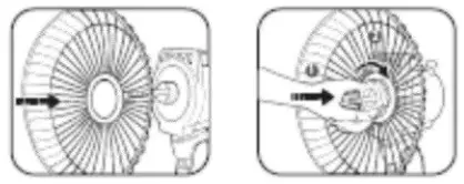 celsius CELPF400W 40cm Pedestal Fan - Assembly