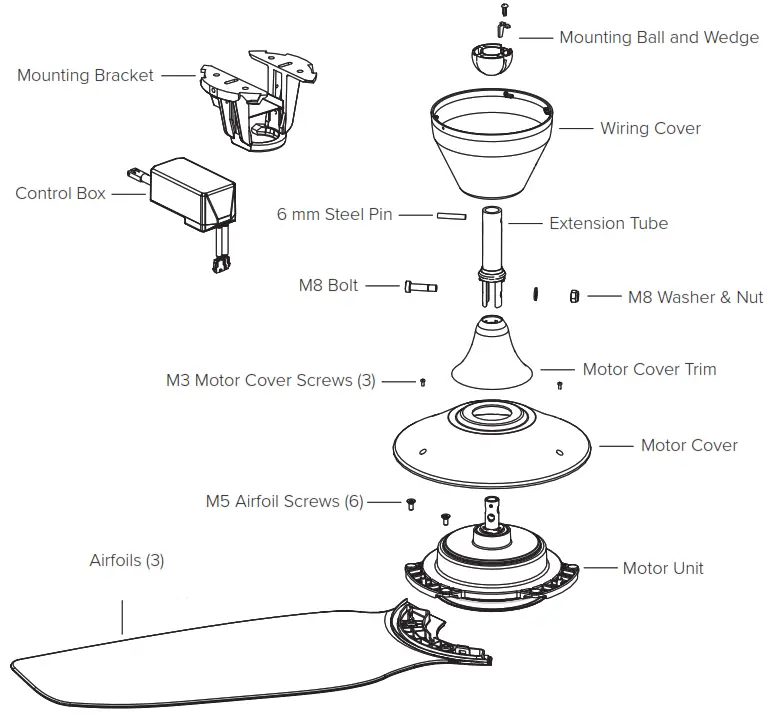 BIG ASS FAN FR127C U1H Haiku L 52 Inch Indoor White Ceiling Fan - Fig 28
