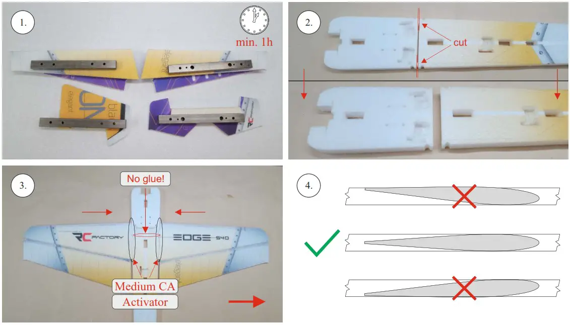 EDGE T101 540 V3 1m RC Wingspan EPP - Product Overview 1