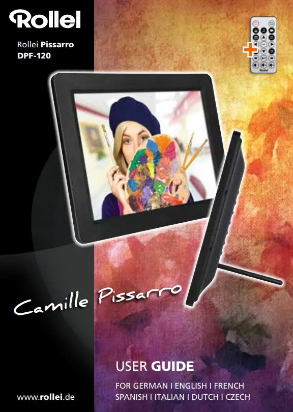 Rollei DPF-120 Pissarro Digital Photo Frame User Guide