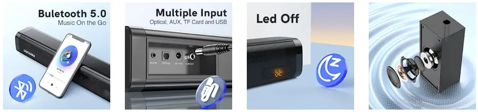 ULTIMEA-T5-Sound-Bars-for-TV-with-Subwoofer-FIG-3