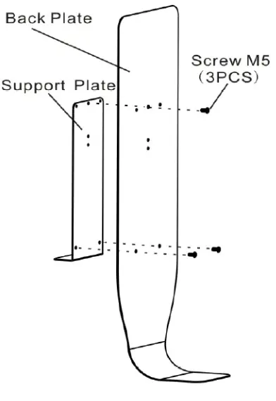 Checkpoint 603002 Sanitiser Dispenser with Adjustable Stand - fig1