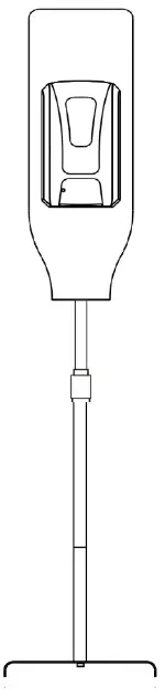 Checkpoint 603002 Sanitiser Dispenser with Adjustable Stand - fig4