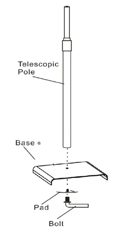 Checkpoint 603002 Sanitiser Dispenser with Adjustable Stand