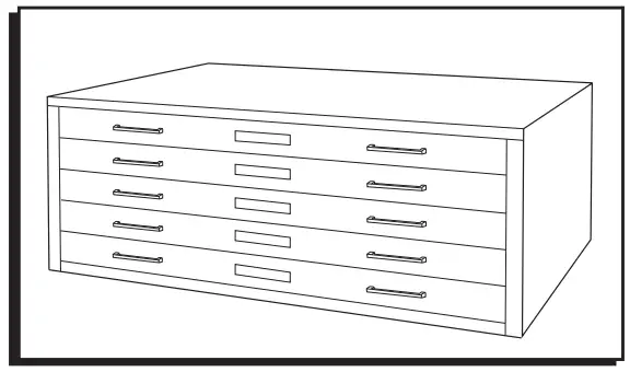 ULINE Flat File Cabinet -