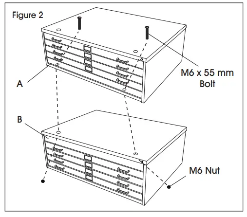 ULINE Flat File Cabinet -Figure 2