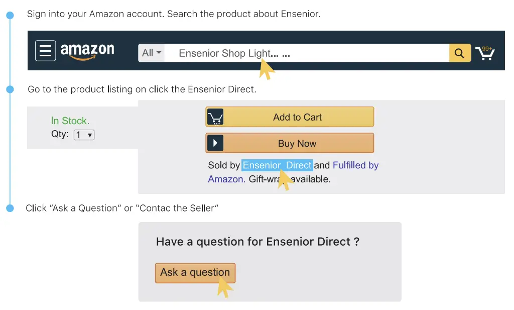 Sign into Amazon account