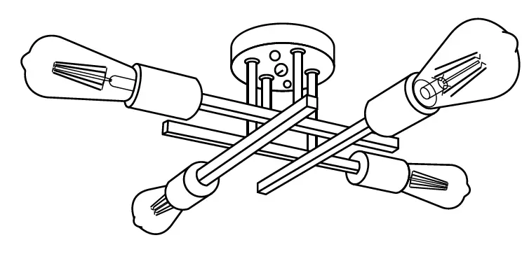 SUNCO-LIGHTING-Sputnik-LED-Ceiling-Light-FIG- (2)