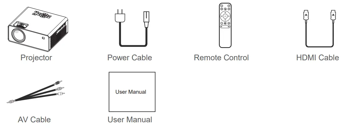 Divcre 1080P Video Projector fig 3