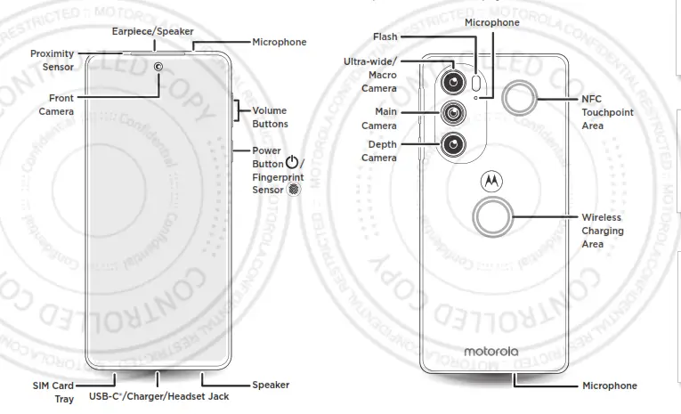 motorola XT2201 3 Edge Plus Smartphone