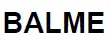 balme logo