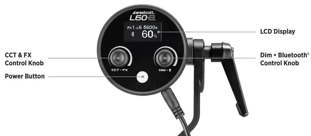 westcott L60-B Bi-Color COB LED 1-Light Backpack Kit - fig 2