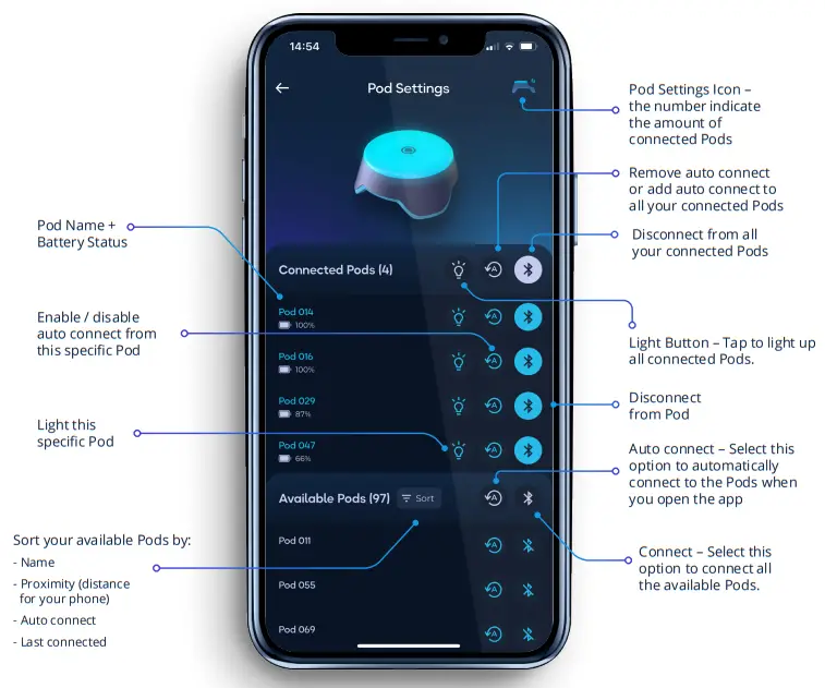 Apps BlazePod App - EXPLORE SCREEN 1.