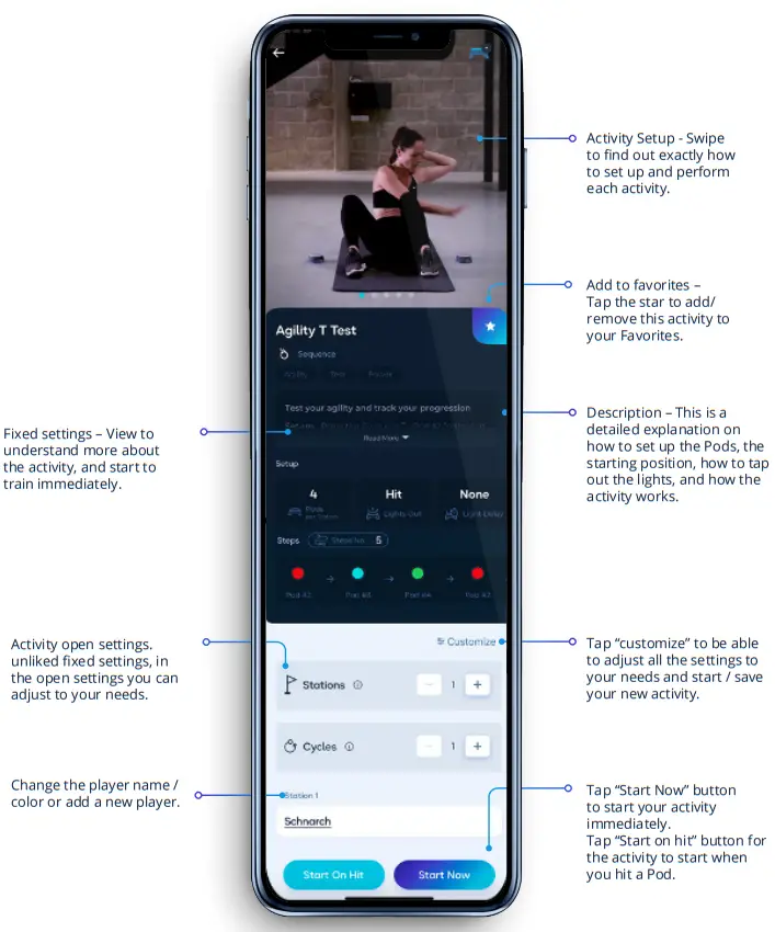 Apps BlazePod App - EXPLORE SCREEN 2