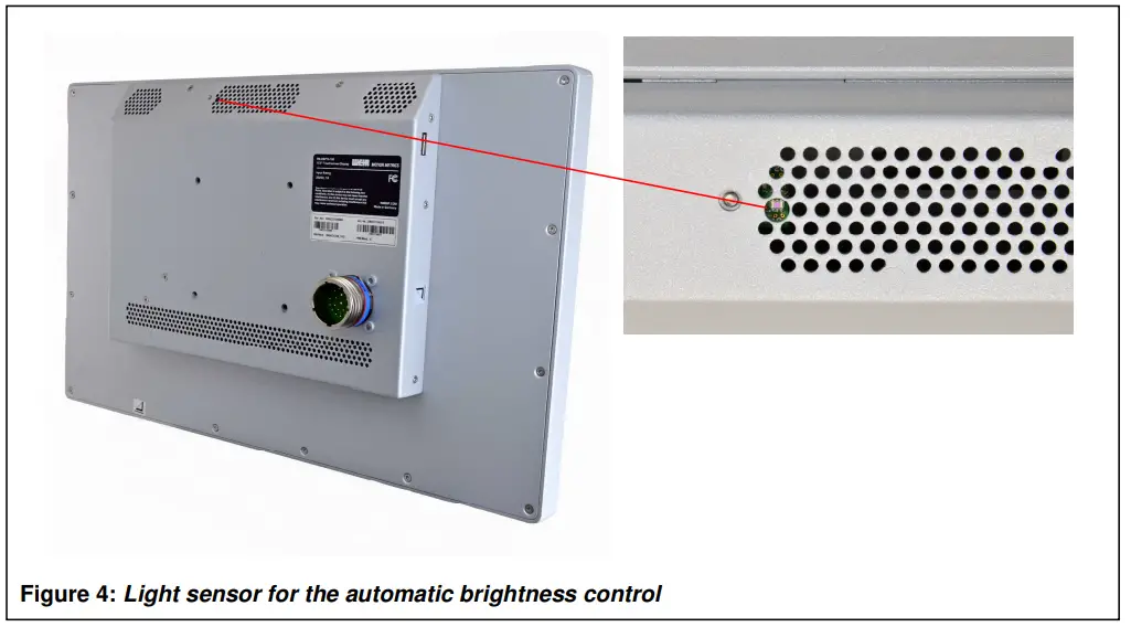DELTA COMPONENTS MS-DSP15-100 Motion Metrics DeltaVarioMon 15.6 Inch Display fig 5