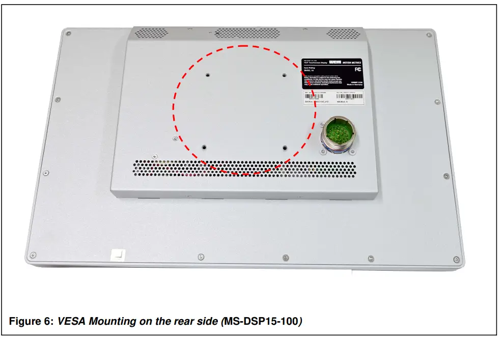 DELTA COMPONENTS MS-DSP15-100 Motion Metrics DeltaVarioMon 15.6 Inch Display fig 7
