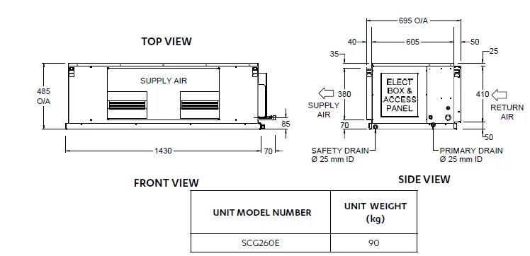 ActronAir SCG260E COMMERCIAL Split Ducted Unit-4