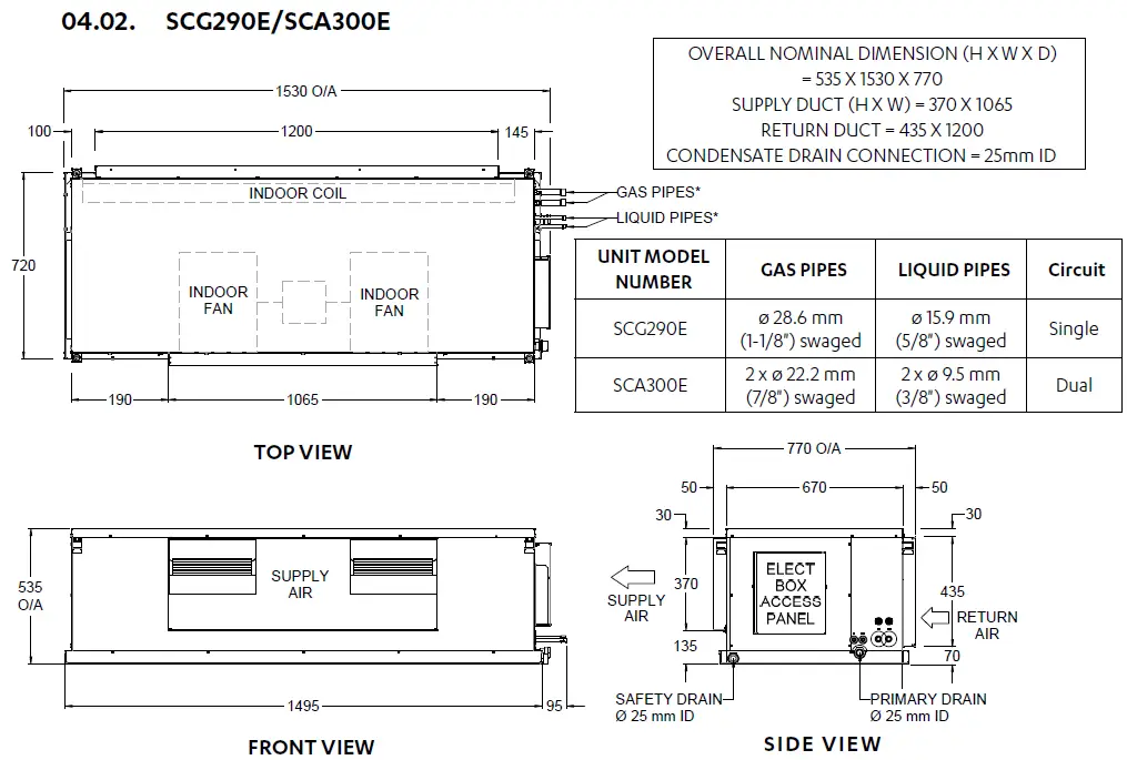 ActronAir SCG260E COMMERCIAL Split Ducted Unit-7