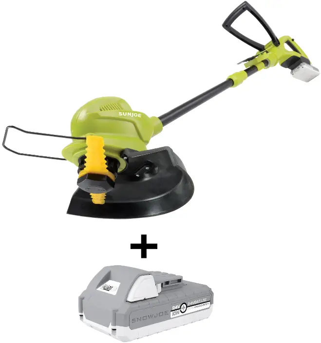 SUNJOE 24V-SB10-LTE Cordless Trimmer + Edger